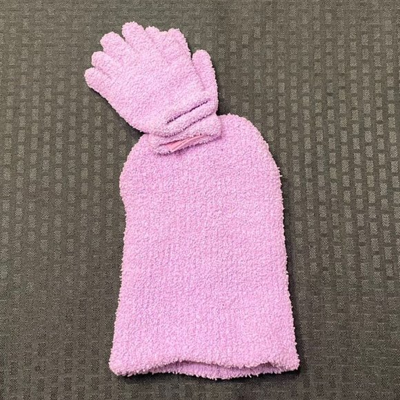 Girls Knitted Winter Hat and Glove Set - Picture 1 of 6